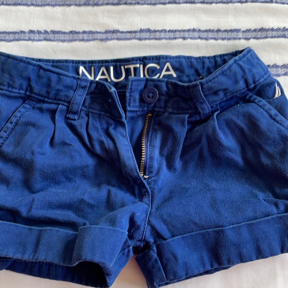 Nautical girls shorts
